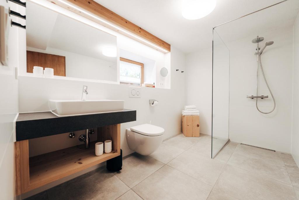 Koupelna v ubytování BEIM MOSER Apartments