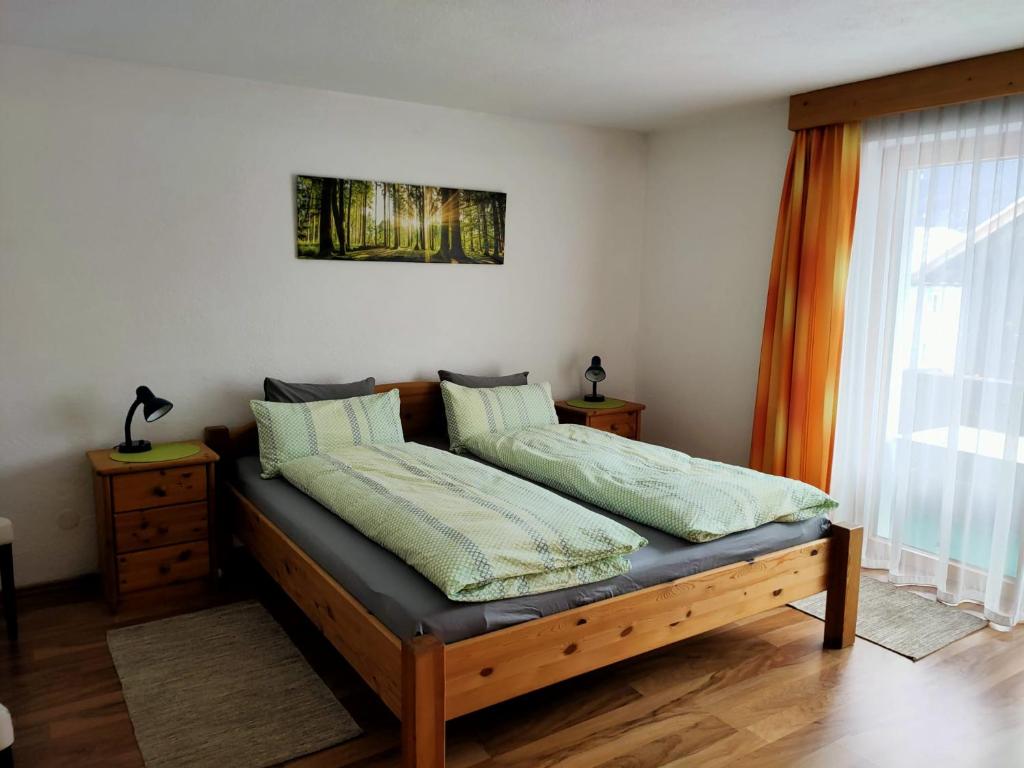 Voodi või voodid majutusasutuse Haus Grünstein toas
