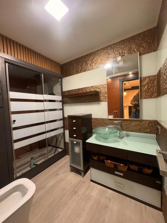 Kúpeľňa v ubytovaní Bungalows del Golf Almerimar
