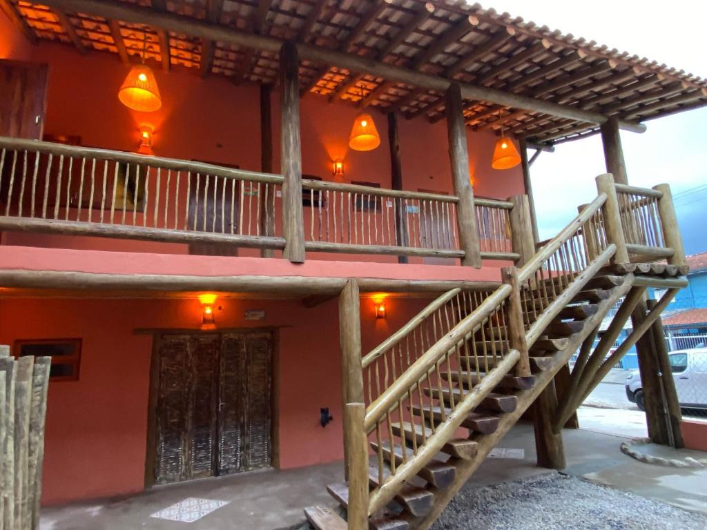Ban công/sân hiên tại Lalabella Praia Grande