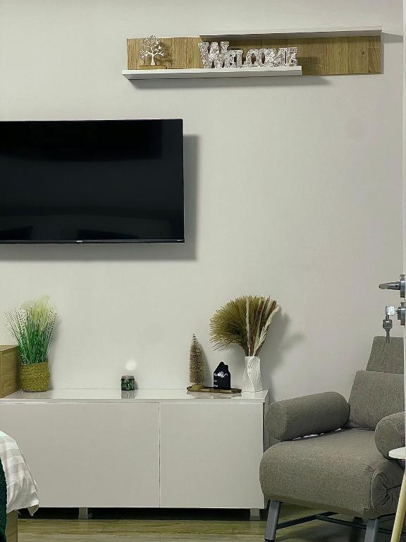 TV a/nebo společenská místnost v ubytování QuickStay - Apartment Straja - Lupeni