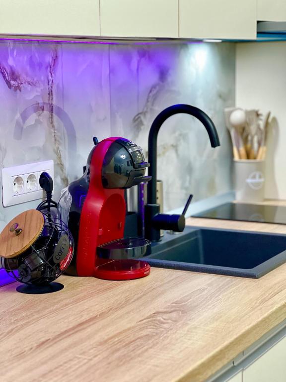 Kuchyň nebo kuchyňský kout v ubytování QuickStay - Apartment Straja - Lupeni