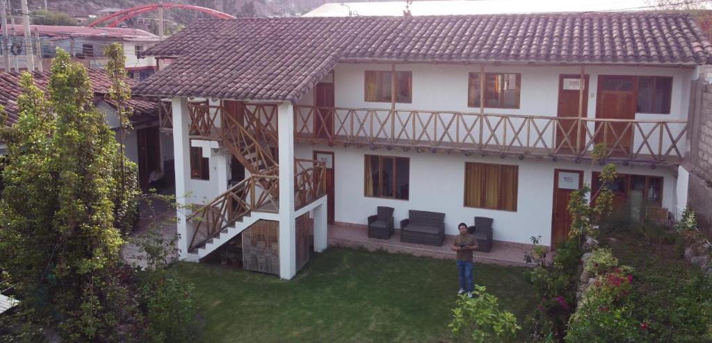 Budova, kde se bed and breakfast nachází