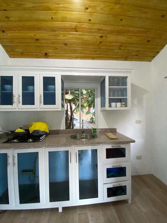 Kuchyň nebo kuchyňský kout v ubytování Villas Don Che, 2 villas