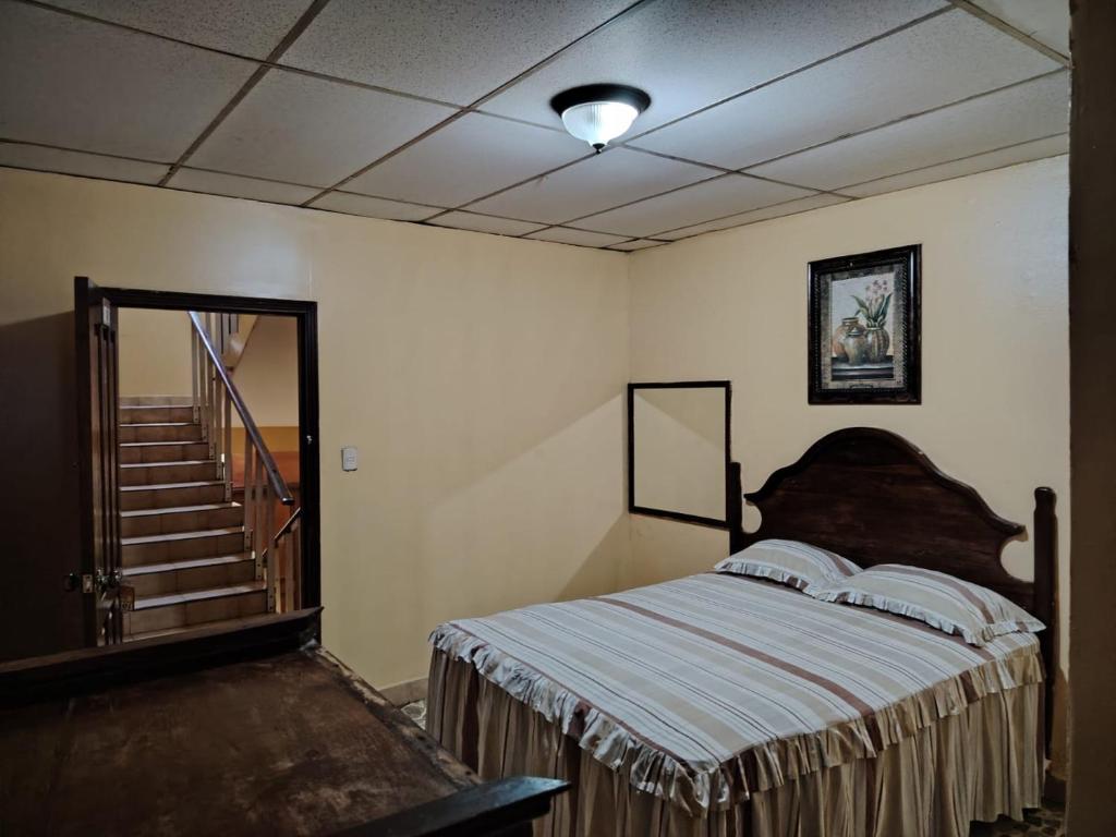 Postel nebo postele na pokoji v ubytování Hotel Senderos Maya