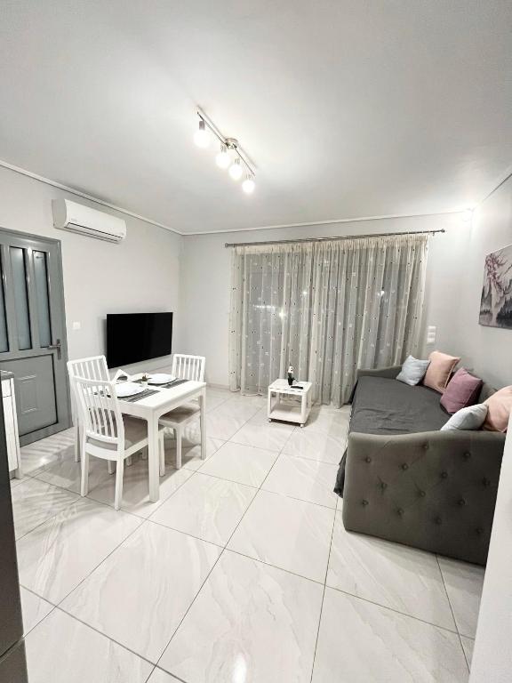 TV a/nebo společenská místnost v ubytování BlueLine apartment 3