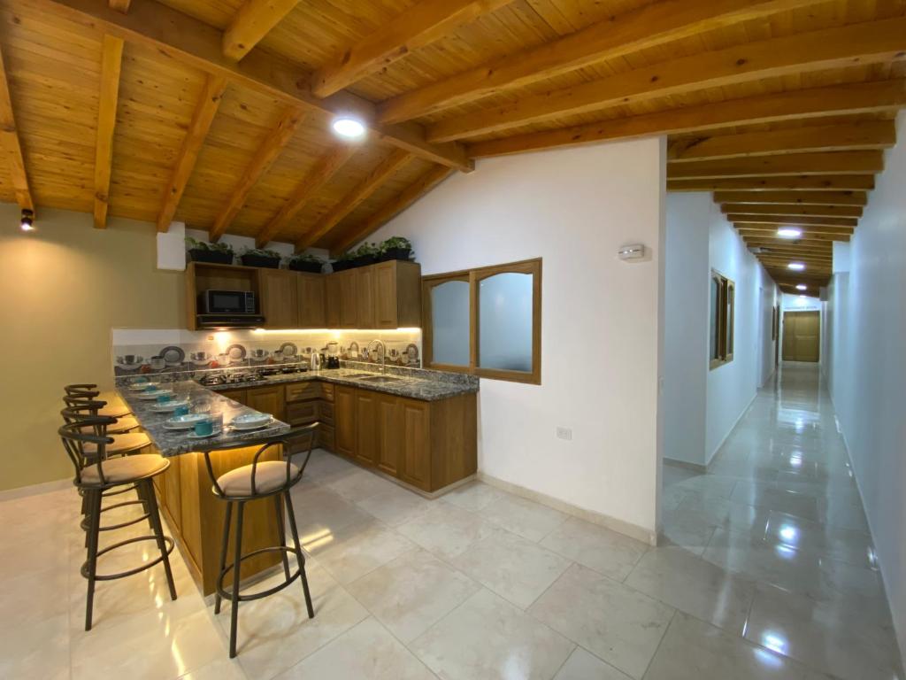 Kuchyň nebo kuchyňský kout v ubytování Serenity Room - a solo una cuadra del parque