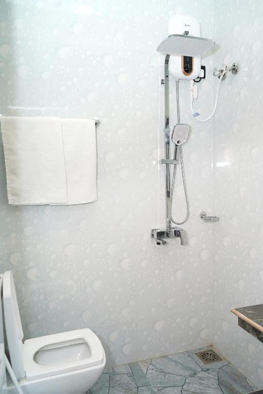 Koupelna v ubytování Pebbles villa