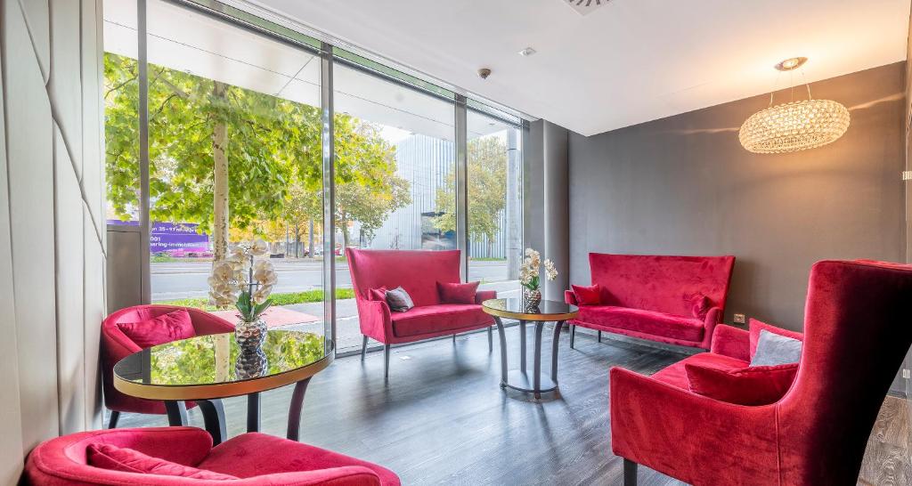 Zona de estar de PLAZA INN Graz