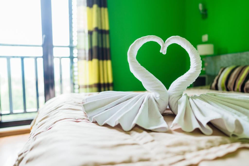 Postel nebo postele na pokoji v ubytování Hotel Walter
