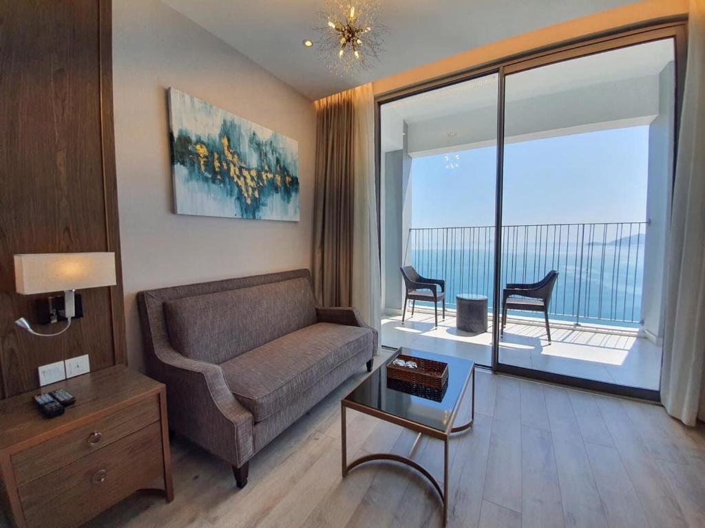 Posezení v ubytování Panorama Beach Pearl Nha Trang Residences