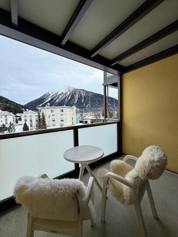 Nespecifikovaný výhled na hory nebo výhled na hory při pohledu z apartmánu
