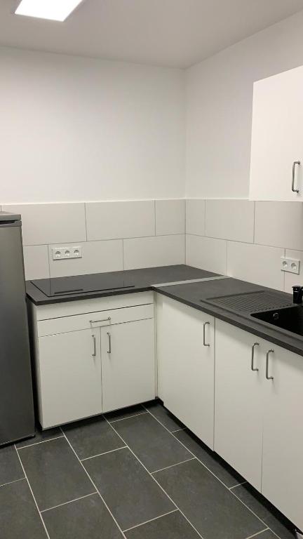 Kuchyň nebo kuchyňský kout v ubytování Cologne Hostel