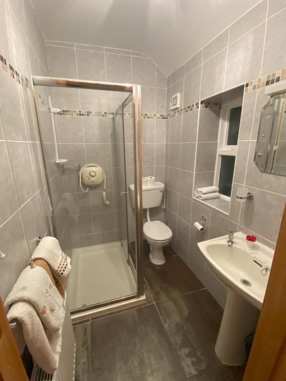 Koupelna v ubytování Cosy Donegal Cottage with Panoramic Sea Views