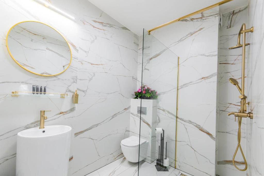 Kúpeľňa v ubytovaní Hotel Lantier Wellness & Spa