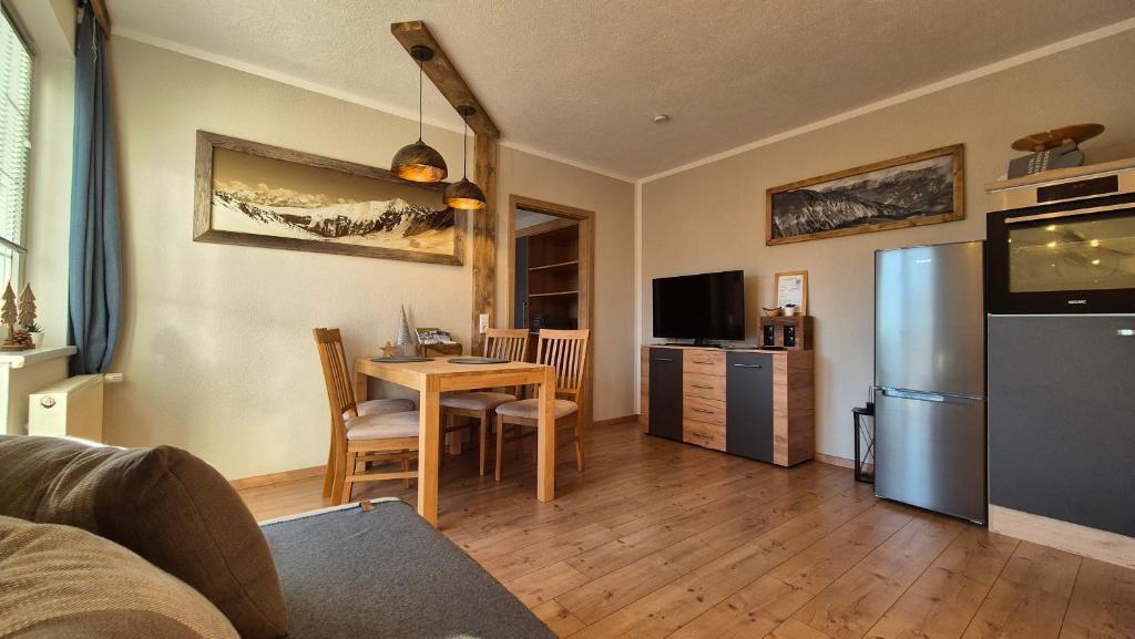 Kuchyň nebo kuchyňský kout v ubytování Alpenzauber Tilg