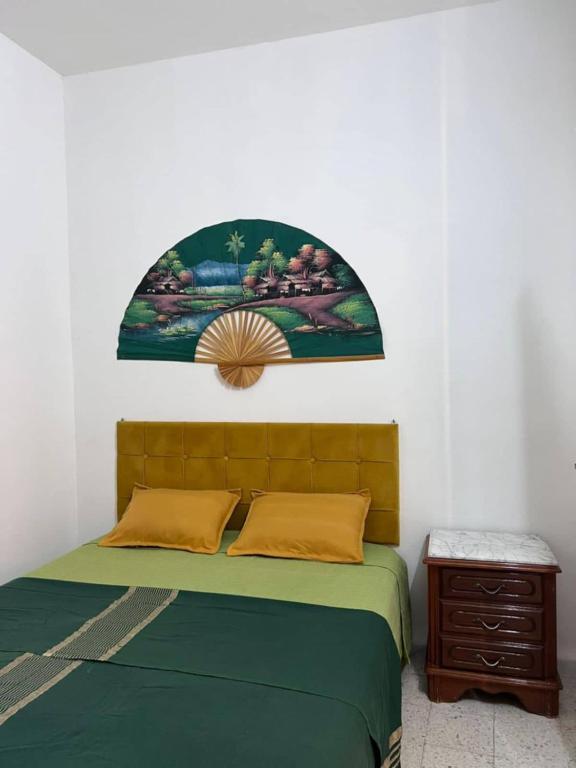 Postel nebo postele na pokoji v ubytování Appartement Chebbi