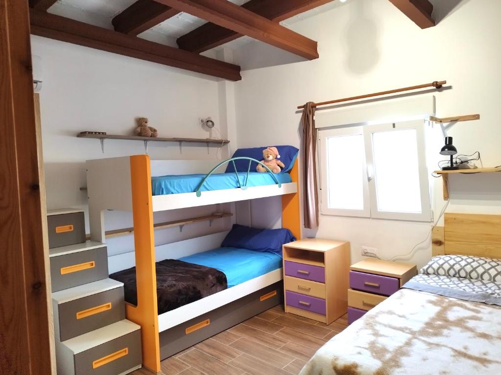 Postel nebo postele na pokoji v ubytování Bertagui Rural
