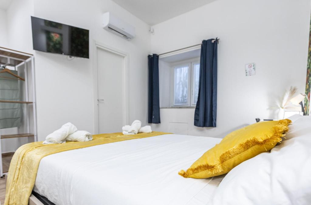 Letto o letti in una camera di Al castello-independent house