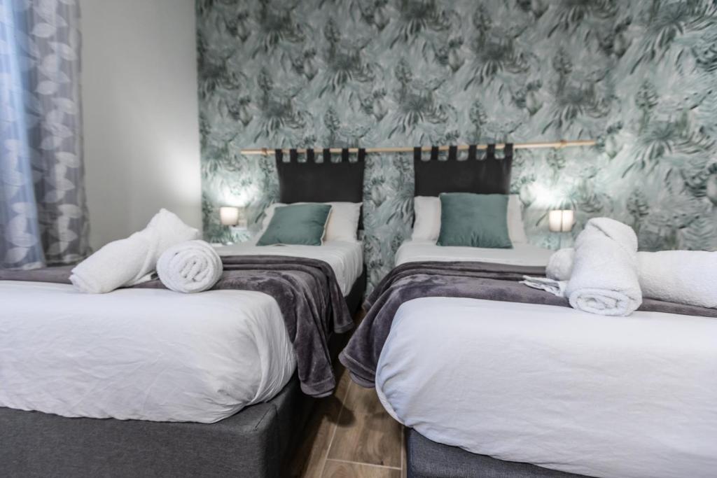 Letto o letti in una camera di Al castello-independent house