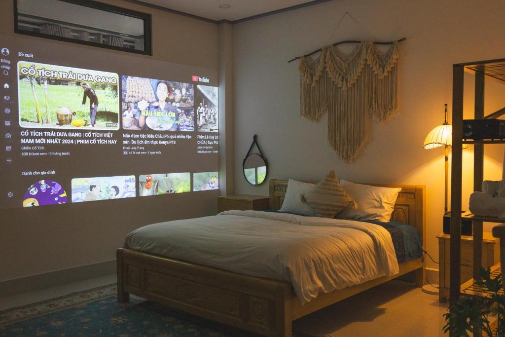 Postel nebo postele na pokoji v ubytování Cỏ Hai Lá Homestay