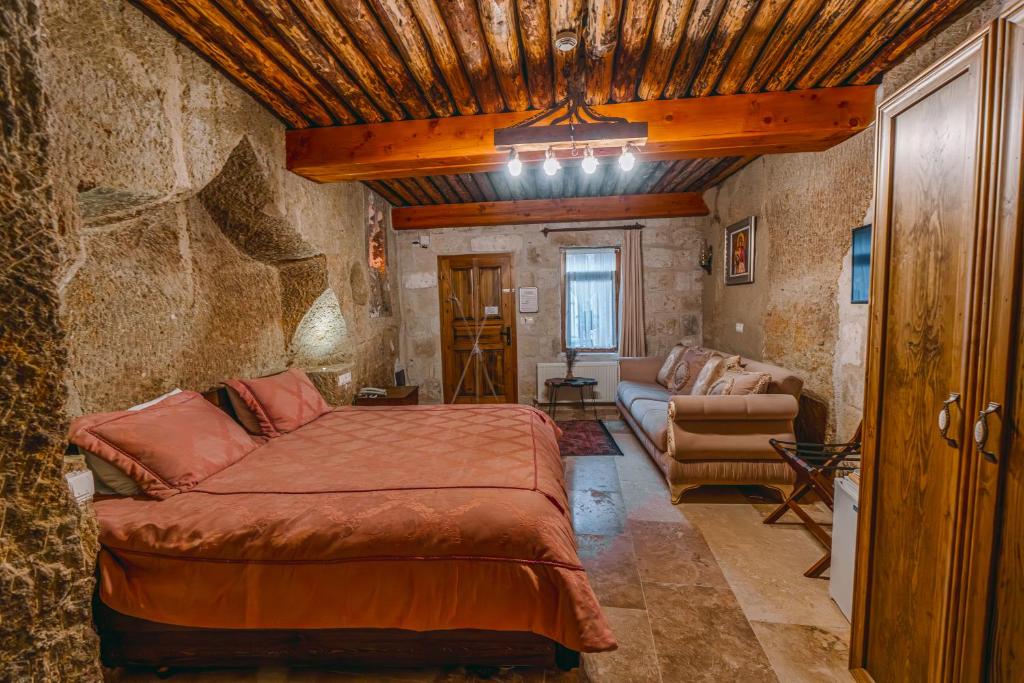 Posezení v ubytování Belenus Cave House