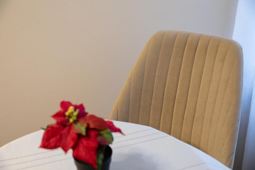 Postel nebo postele na pokoji v ubytování Guest House Shtaka