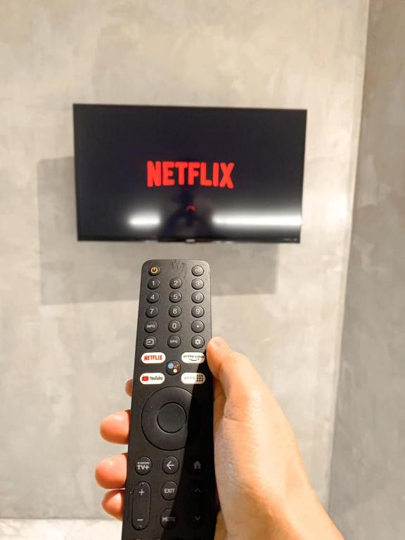 TV a/nebo společenská místnost v ubytování Terra Hotel Kawit