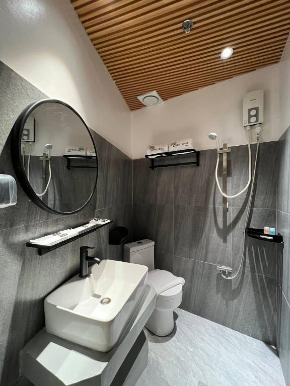 Koupelna v ubytování Terra Hotel Kawit