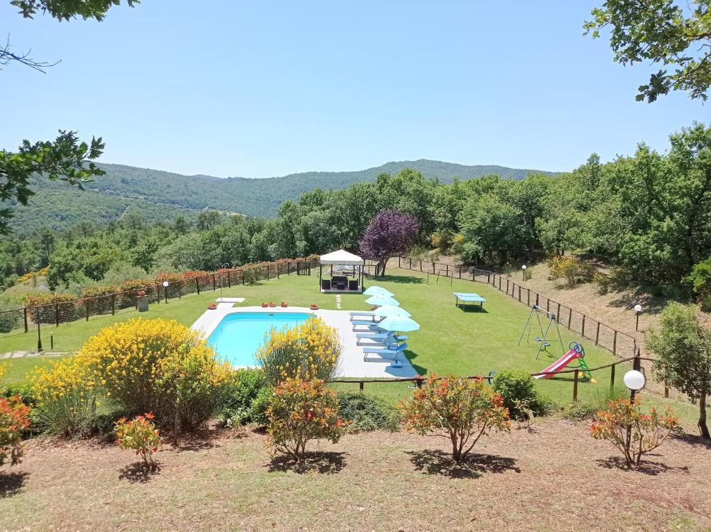 Bazén v ubytovaní Agriturismo la Coccinella alebo v jeho blízkosti