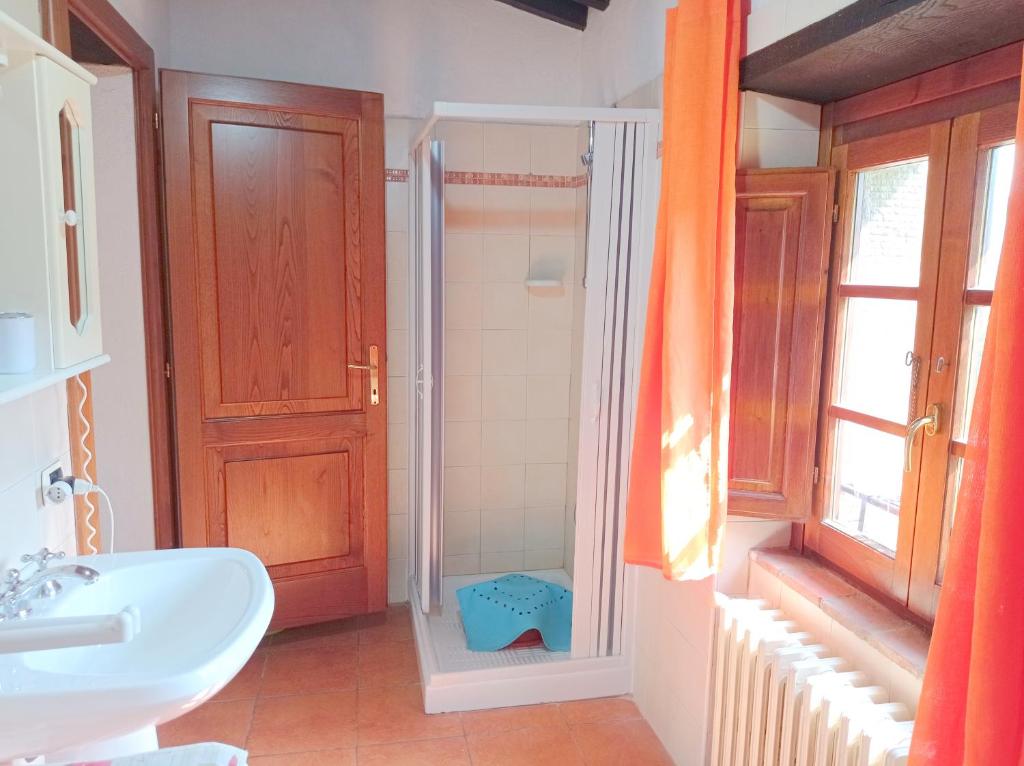 Kúpeľňa v ubytovaní Agriturismo la Coccinella
