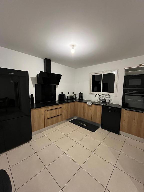 Kuchyň nebo kuchyňský kout v ubytování La villa Lysa