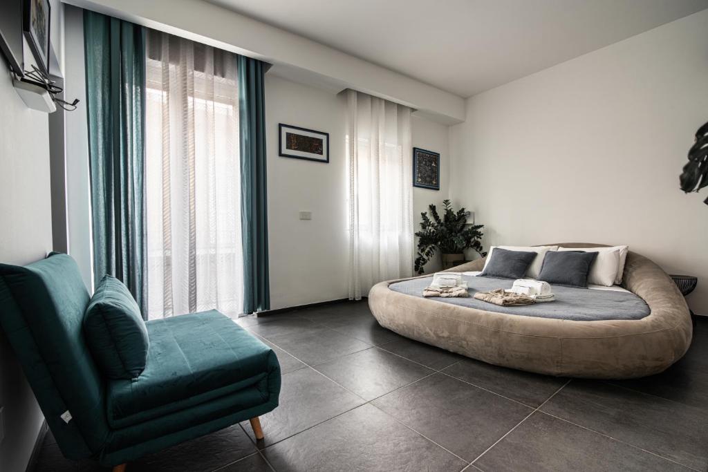 Postel nebo postele na pokoji v ubytování Luxury B&b Euphorbia