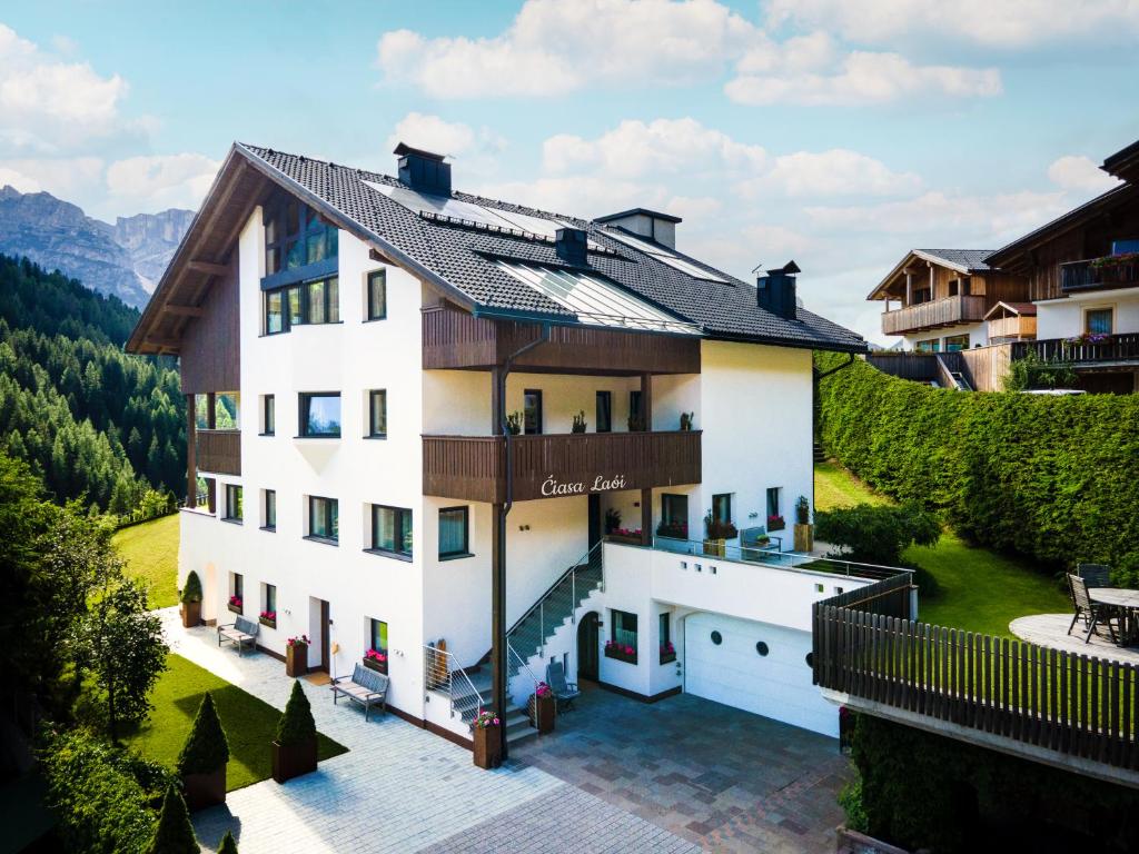 an aerial view of a house at Apartment Ciasa Laoi in San Cassiano