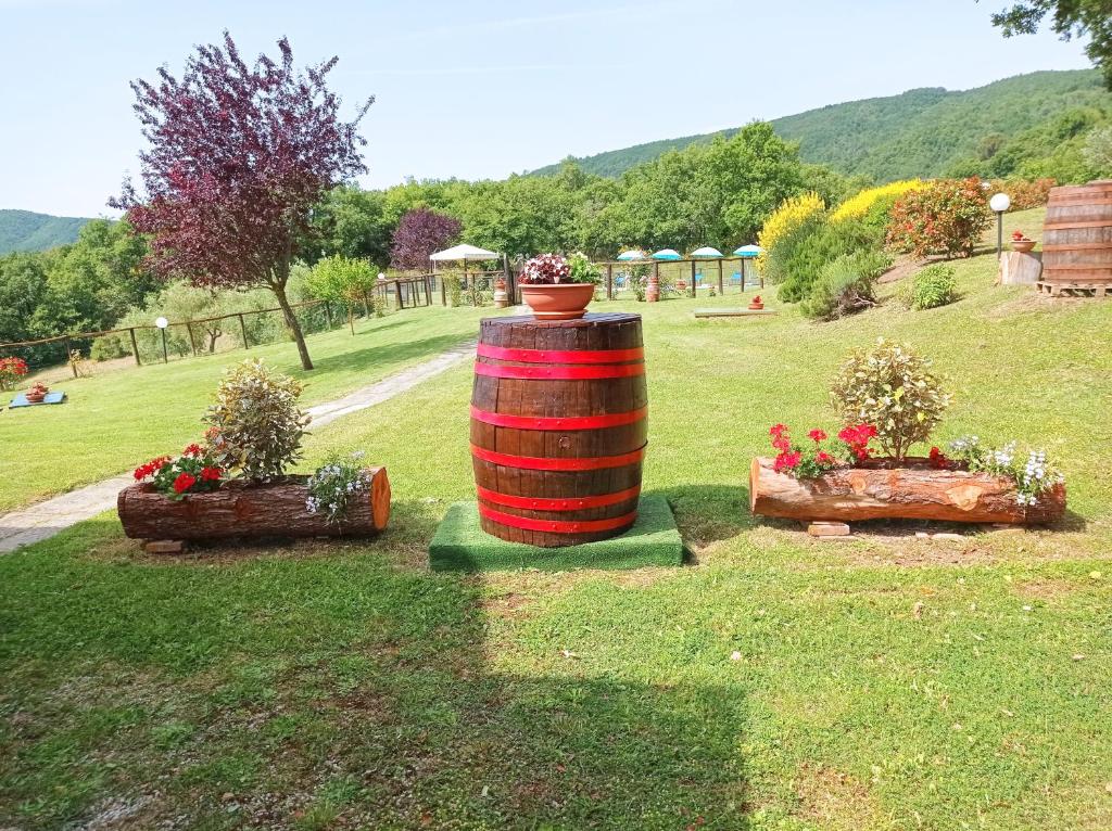 Vonkajšia záhrada v ubytovaní Agriturismo la Coccinella