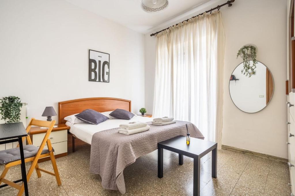 Postel nebo postele na pokoji v ubytování Espress break