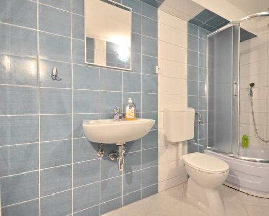 Koupelna v ubytování Apartment Čulić