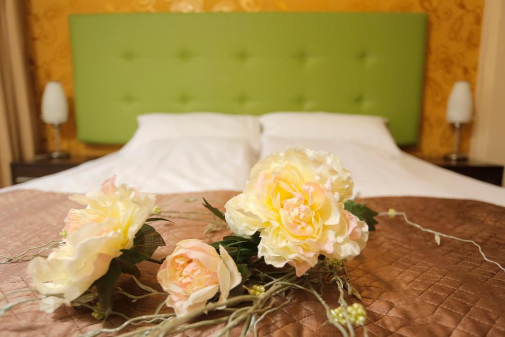 Voodi või voodid majutusasutuse Bed & Breakfast Garden40 toas