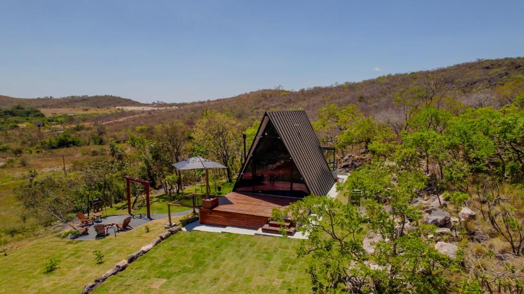 Příroda nedaleko luxury tent