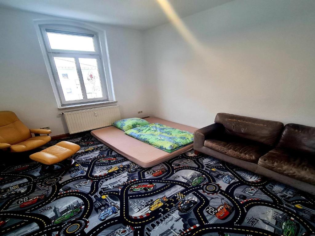 Posezení v ubytování Apartment in Falkenstein near Ski Runs