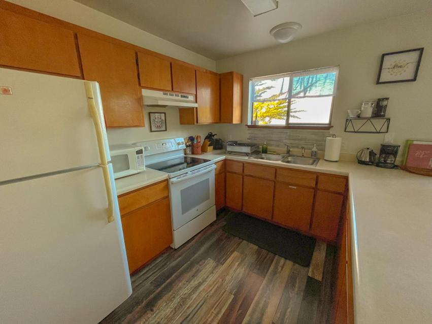 Køkken eller tekøkken på Bayfront Getaway