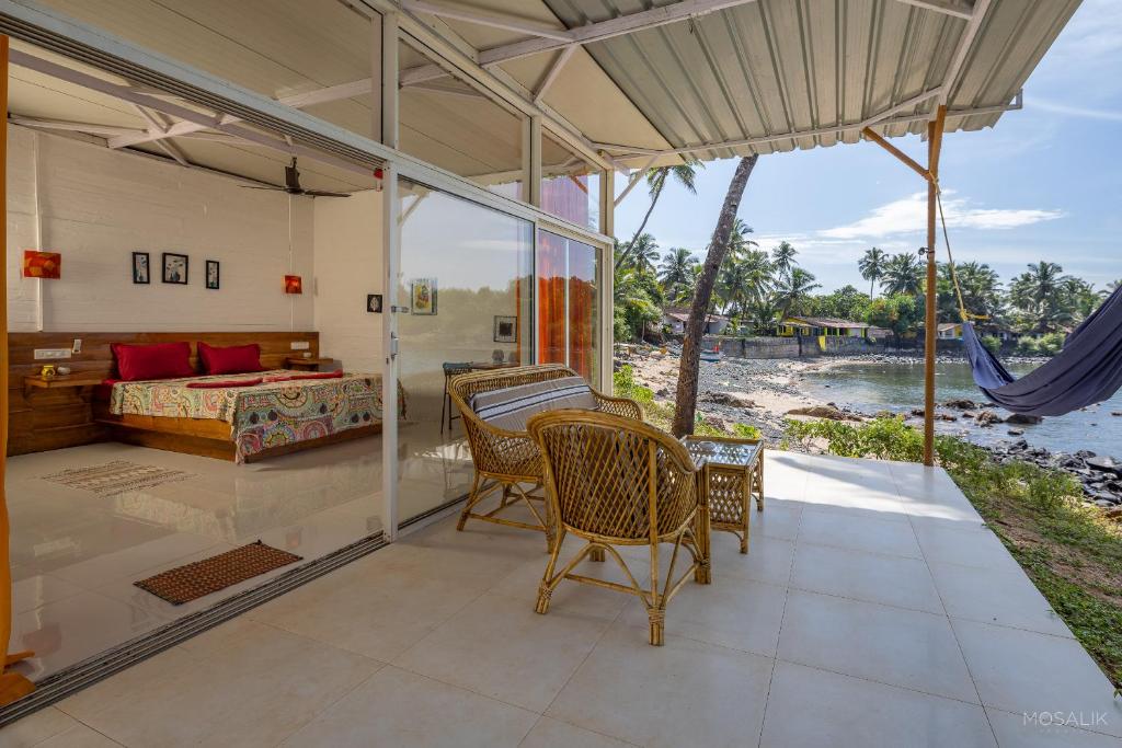Istumisnurk majutusasutuses Abidal Resort