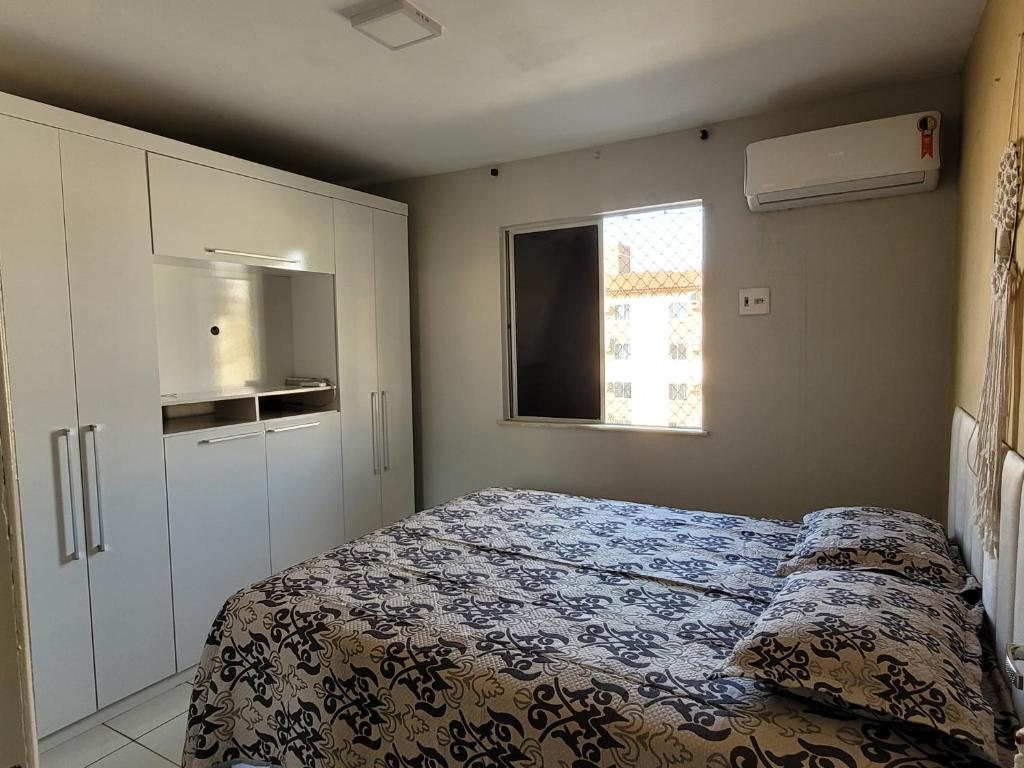 Postel nebo postele na pokoji v ubytování Apt Completo Recanto dos Vinhais