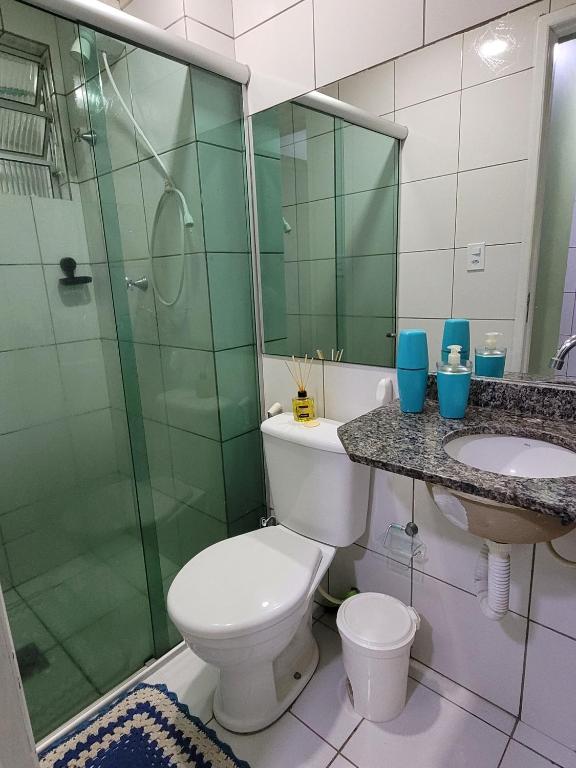 Koupelna v ubytování Apt Completo Recanto dos Vinhais