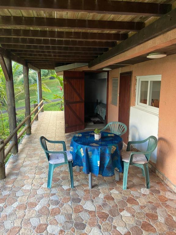 Balkón nebo terasa v ubytování Gîte hozana