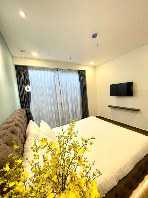 TV a/nebo společenská místnost v ubytování Sky View Memory Inn