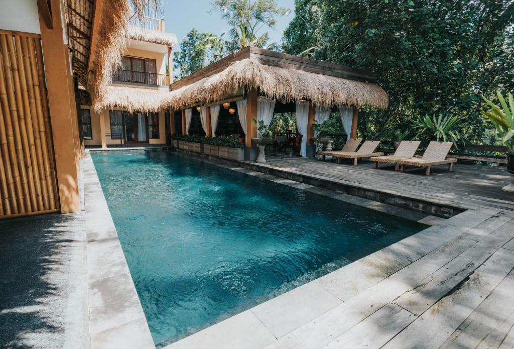 Bazén v ubytování Alam Penari Resort Ubud nebo v jeho okolí