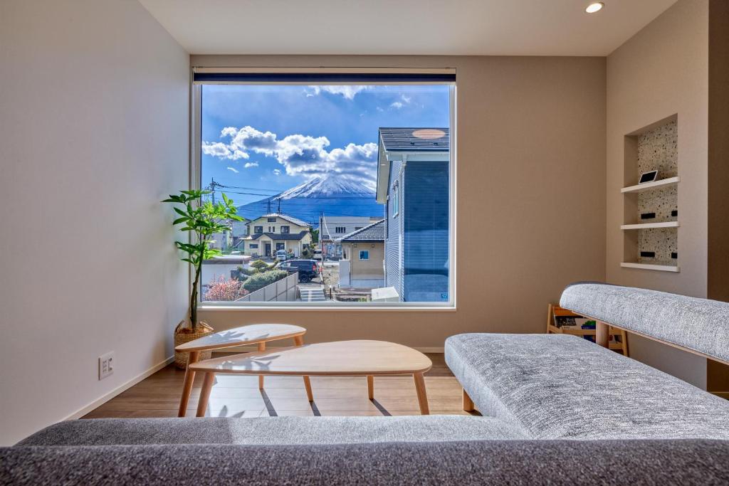 Ένα ή περισσότερα κρεβάτια σε δωμάτιο στο Fuji Kurasu 心