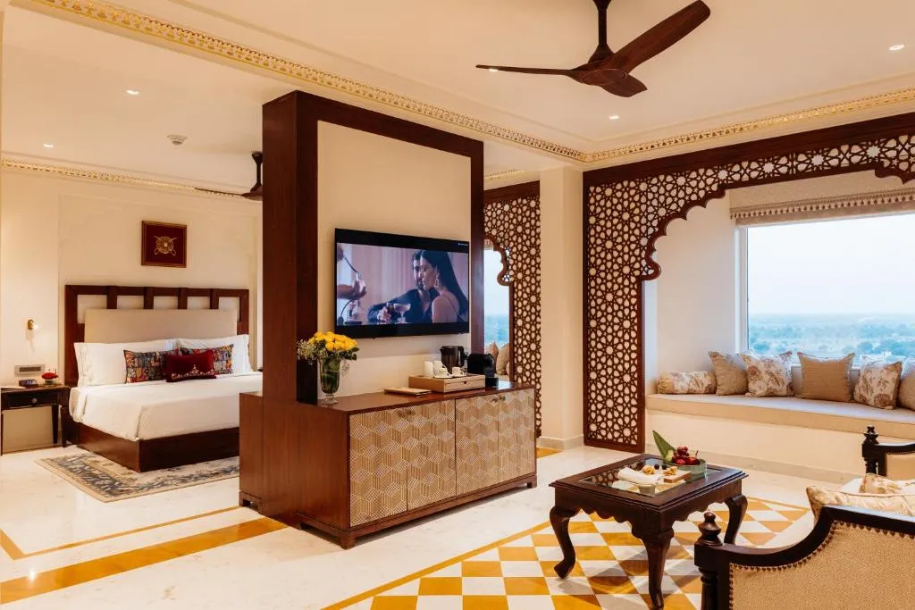 Jewel Bagh One Bedroom Suite - Complimentary usage of Mini Bar once during the stay, Complimentary Airport Pickup and Drop or Local pickup up with 12 mi radius