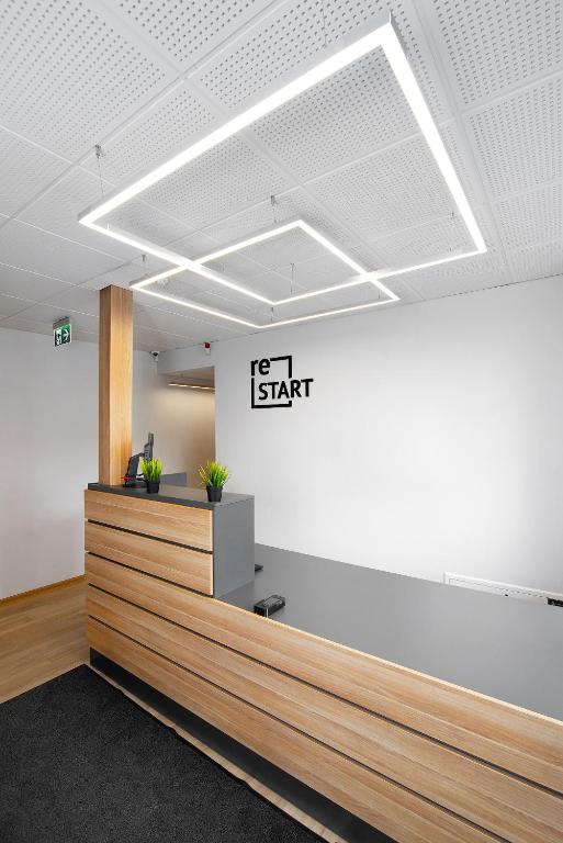 Certifikát, hodnocení, plakát nebo jiný dokument vystavený v ubytování Restart